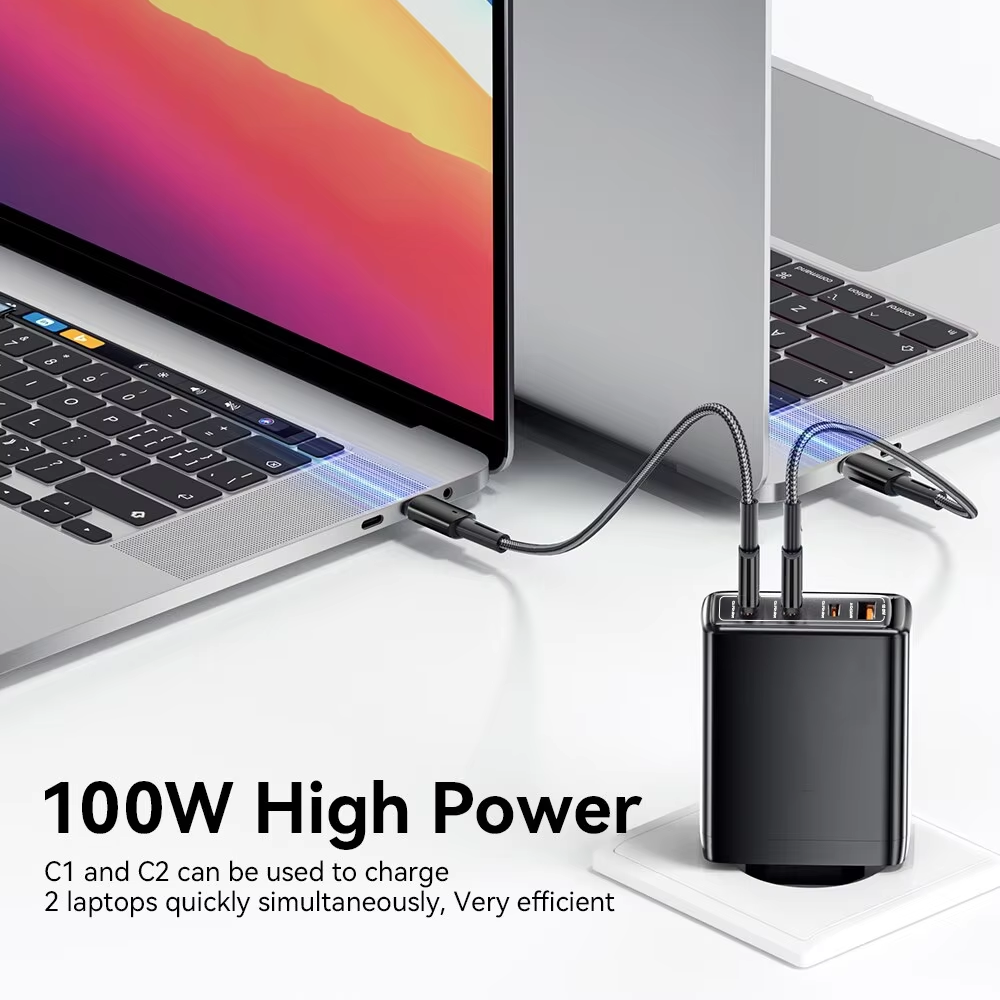 100W Universal GaN Wall Charger
