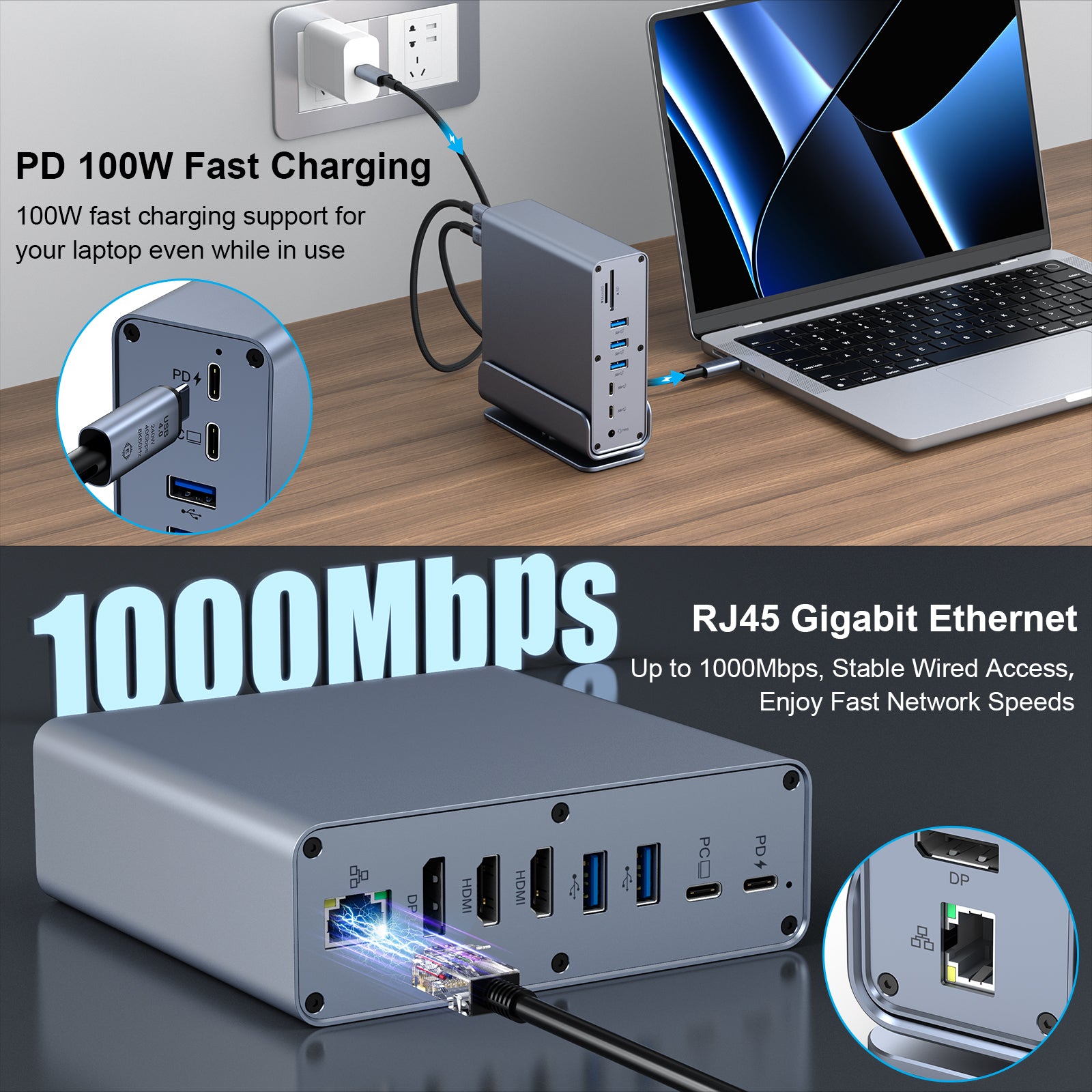 16-in-1 USB-C Docking Station