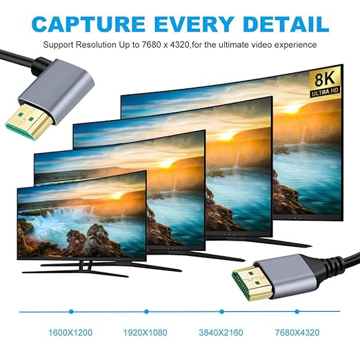 HDMI 8k - 90 Degree
