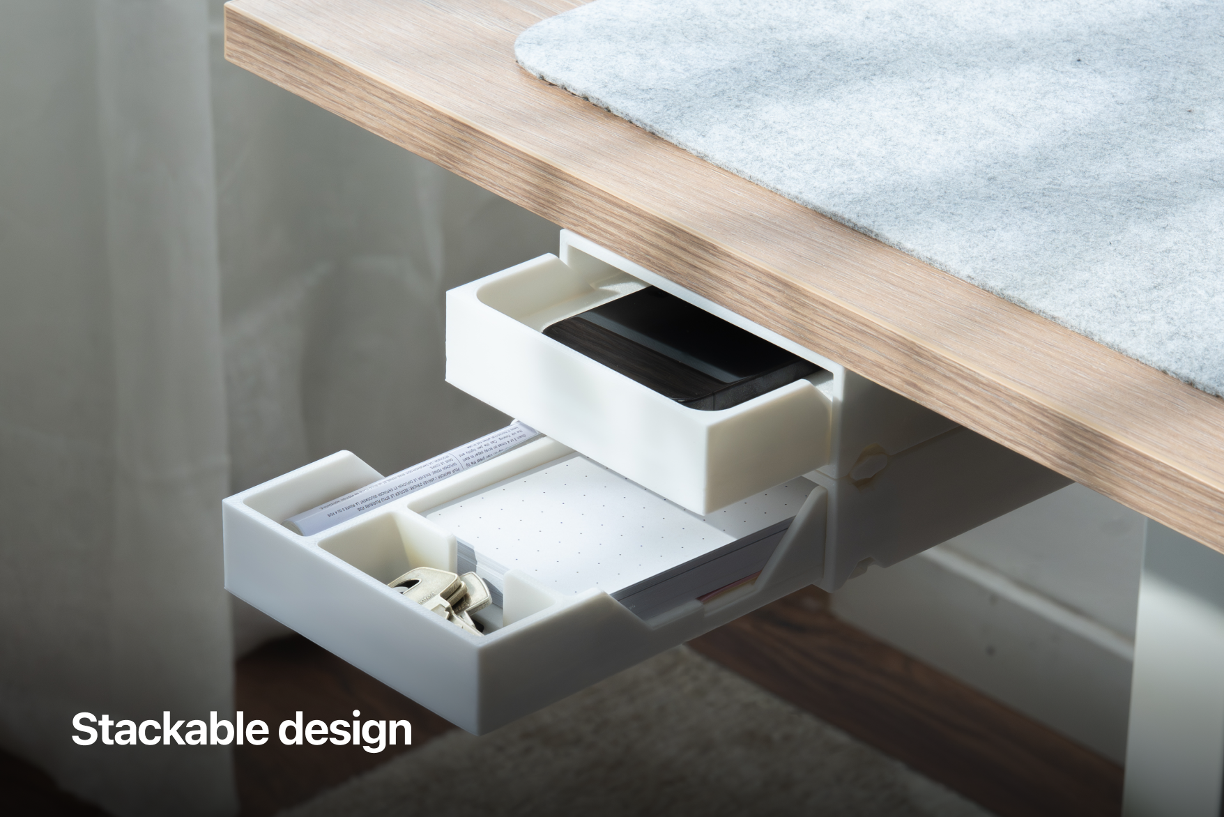 No Distraction iPhone Drawer Dock