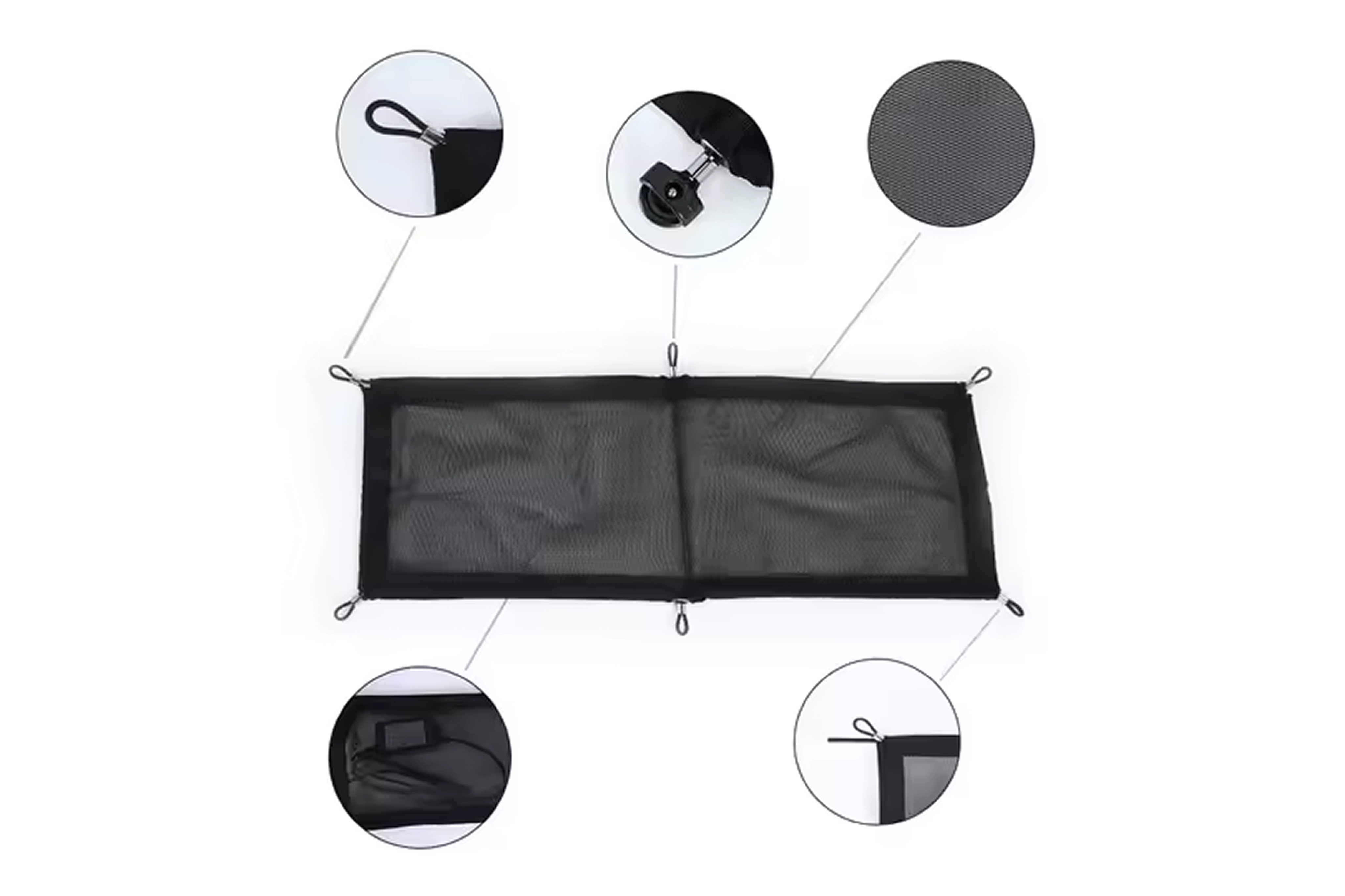 Desk Cable Management Mesh Net