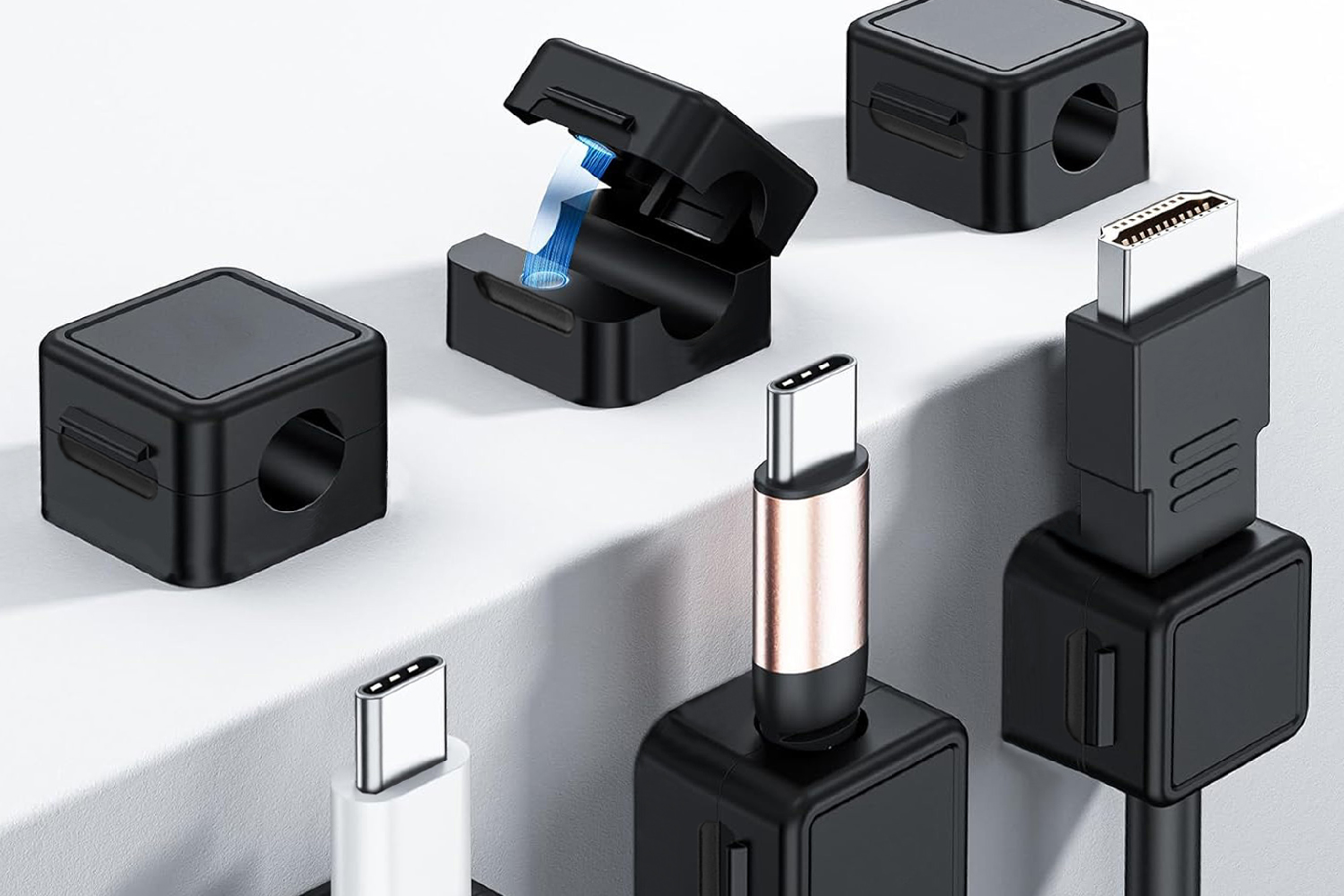 Magnetic Cable Holder Clips (6pcs)