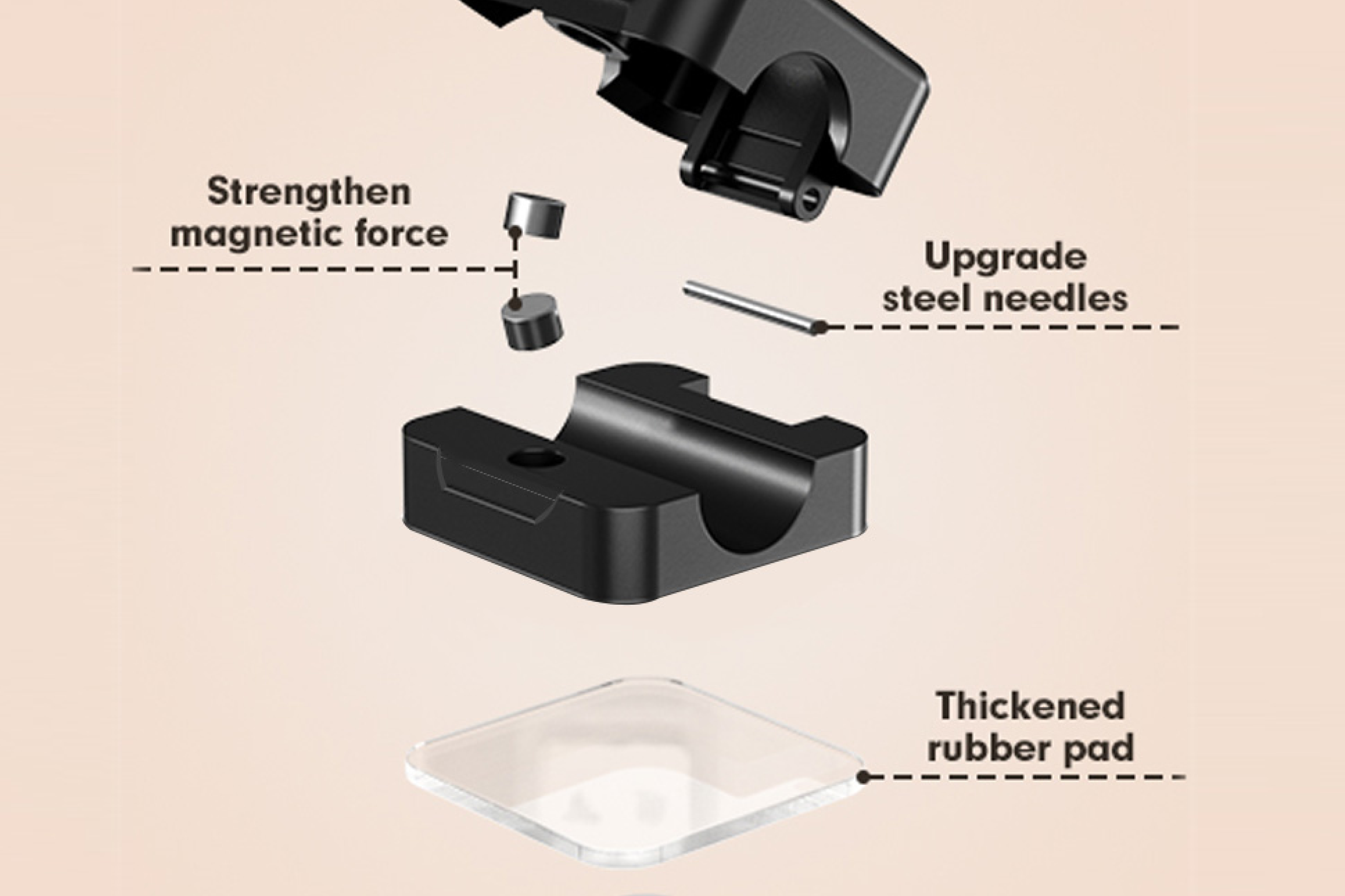 Magnetic Cable Holder Clips (6pcs)
