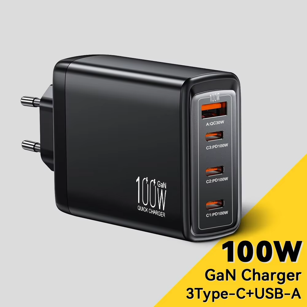 100W Universal GaN Wall Charger